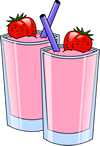 strawberry smoothie